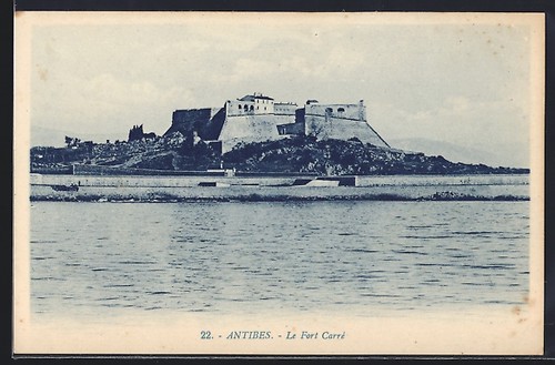 Cpa antibes fort carré - antibes,, le