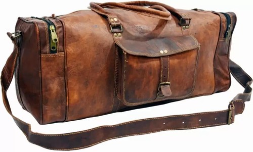 Homme cuir vintage valise gym - vintage,