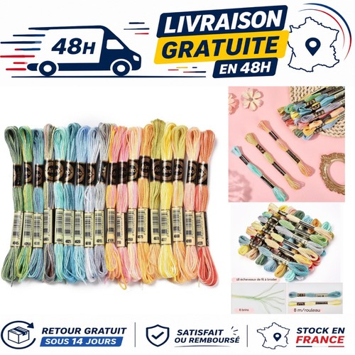écheveaux fil broder - 18,