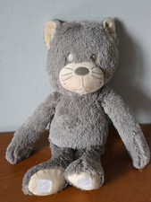 DOUDOU CHAT LA GALLERIA 26/40 CM PELUCHE GRISE