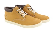 Timberland A1KKQ Femme Chaussures EU39/39.5 Marron Cuir Cheville Haut à Lacets