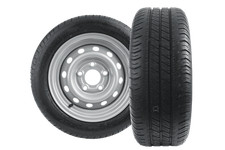 Kit 2 roues renforcées remorque PNEU LINGLONG 195/50 R13C 104/101N JANTE 5.5Jx13