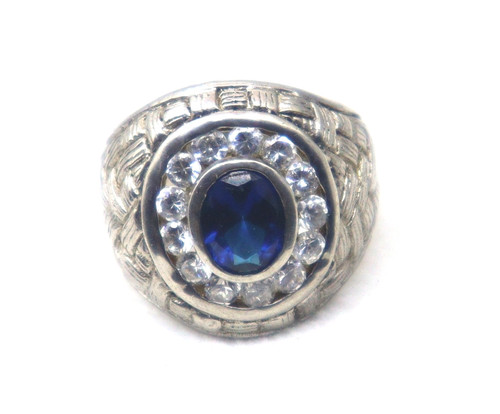 Bague vintage homme argent - bague,