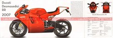 DUCATI 1000 Desmosedici RR 2007 UK Fiche Moto #009129