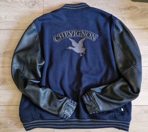 Blouson cuir chevignon - cuir, varsity