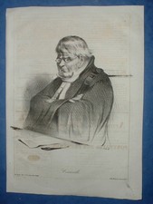 DHD 0045a DAUMIER 1835 Portraits de l'Avocat CREDEVILLE