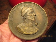 Ancienne Médaille Commandant J.Y  Cousteau Bateau La calypso  Bronze Laffont