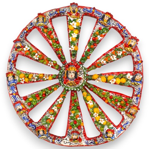 Roue charrette sicile en - de,