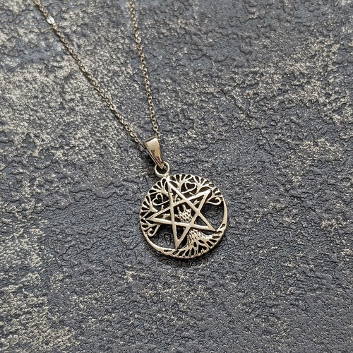 Argent massif pentagramme - argent,