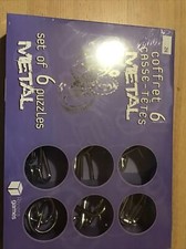 Coffret 6 casse-tête métal 