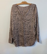 Blouse vieux rose soie et