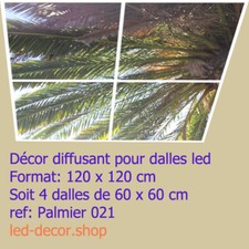 Décor diffusant pour dalles