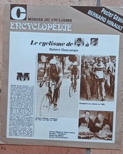 Encart Poster Encyclopédie MIROIR du CYCLISME N° 224 - B. HINAULT Novembre 1976