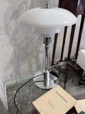 Lampe de Table Design Poulsen Abat-Jour Verre Blanc