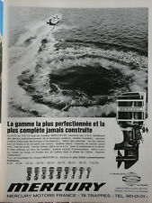 AD PRINT Original 1967 Vintage - MOTORS MERCURY 4 CV - 110 CV - BOAT ENGINE 