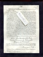 faire-part décès Charlotte de la Porte Comtesse de Noinville Marquise du Terrail