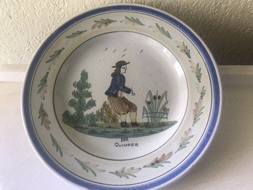 Quimper ancienne assiette - quimper,