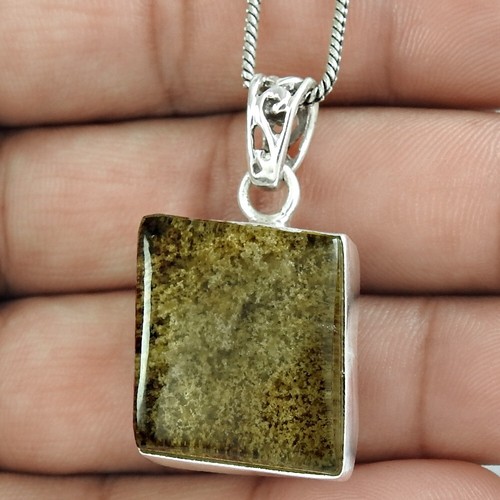 Naturel lodolite gemme - naturel, 925