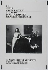 Skrebneski Victor Le style Estée Lauder 1986 Affiche Originale Exposition