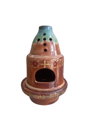 Lampe huile céramique - huile, en