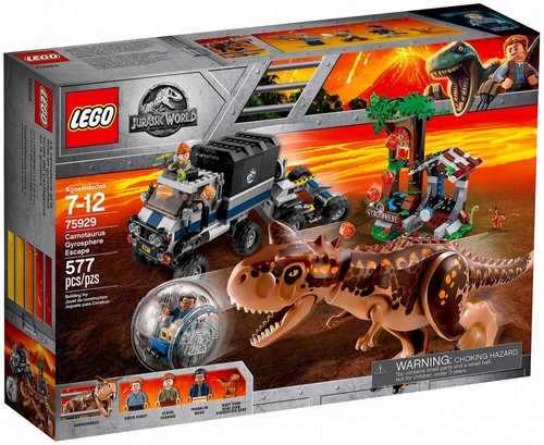 Lego carnotaurus gyrosphere - carnotaurus,
