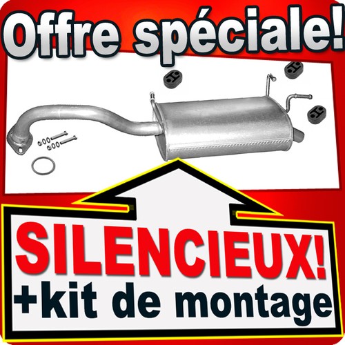 Silencieux arriere pour nissan - arriere,