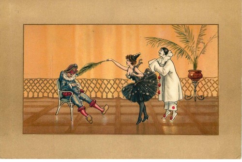 Illustrateur italien pierrot - ,