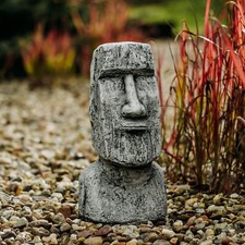 Figurine en pierre Moai tête