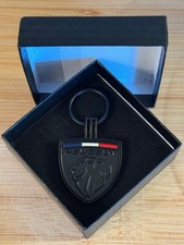 Porte-clés Peugeot / Noir Mat