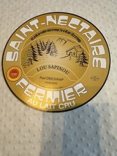 ANCIENNE ETIQUETTE DE FROMAGE  Neuve St Nectaire Lou Sapinou Dis champ Sayat
