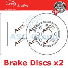 2x Apec BRAKING 240mm Uni OE