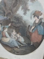 Lithographie De Francesco Bartolozzi Encadrée Noon