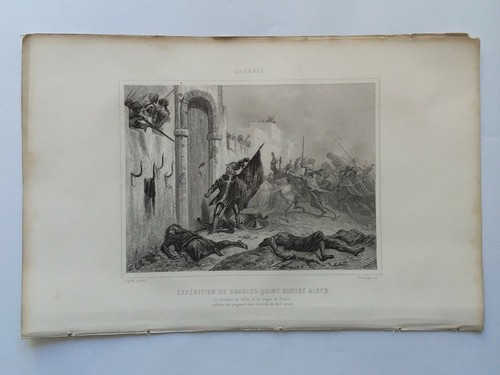Gravure algerie 1861 - gravure,