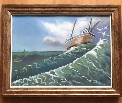 Tableau peinture huile - tableau,