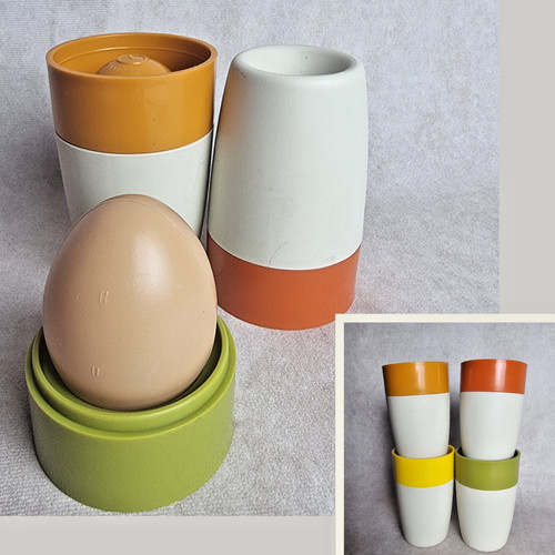 Coquetier vintage tupperware - coquetier,