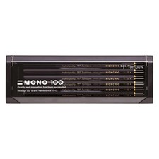 [MONO-100-5B-12] TOMBOW Lot de 12 Crayons Graphite Haute Qualité MONO 100 5B