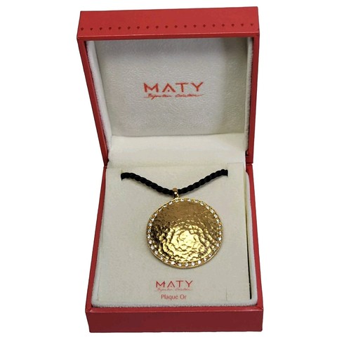 05k39 collier pendentif plaque - pendentif,