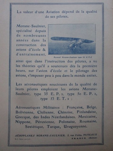 1926 pub aeroplane - 3/1926, morane