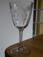 BACCARAT 1 ANCIENS VERRES A EAU EN CRISTAL MODELE MOLIERE ht 16,8 cm