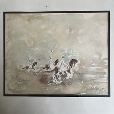 Aquarelle Orientaliste Signée
