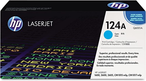 Q6001a 124a cyan cartouche - 124a,