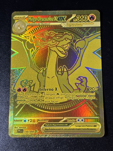 Carte pokémon méga - pokémon, méga-dracaufeu