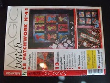 ** Revue Magic Patch n°41 Cahier central / Les chats / Les fanions 
