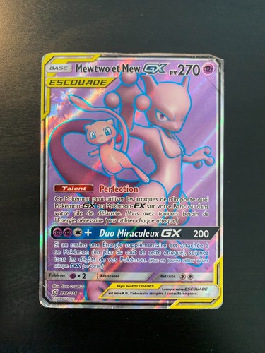 Carte pokémon mewtwo et mew - et,