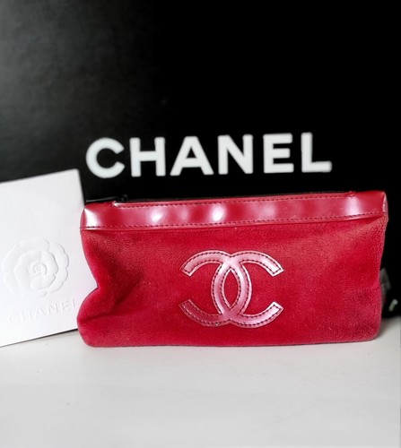 Trousse maquillage rouge - trousse, à