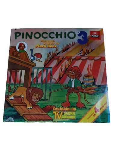 Pinocchio vinyle livre - pinocchio,