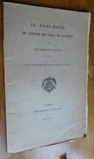 Le « LIVRE ROUGE » de