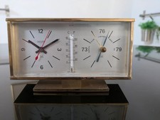 Jaeger Lecoultre Pendulette Thermomètre Baromètre