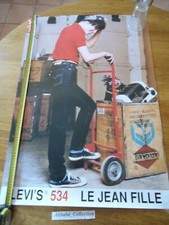 POSTER AFFICHE PUB ** LEVIS