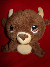 DOUDOU PELUCHE VACHE TAUREAU